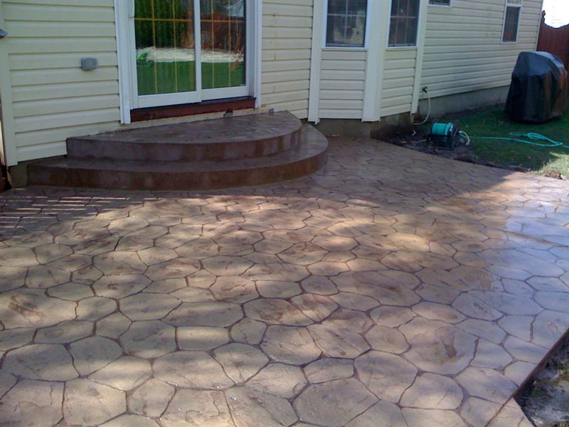 Stamped Concrete Patio in South Jersey